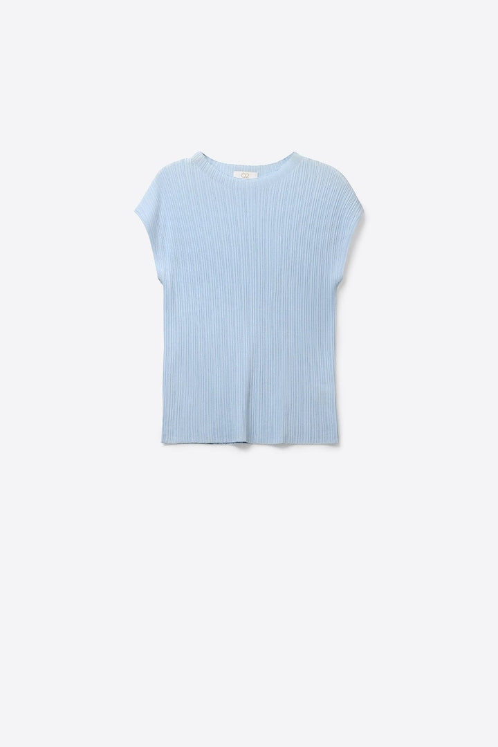 Fine Ribbed Knit Top