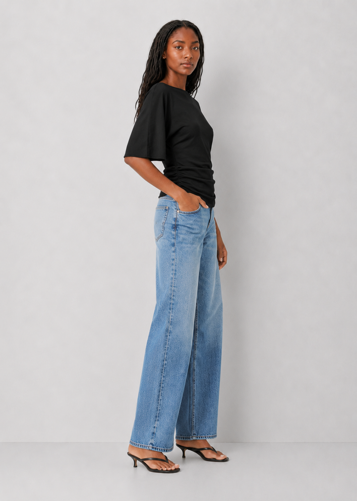 Elise Side Ruched Top