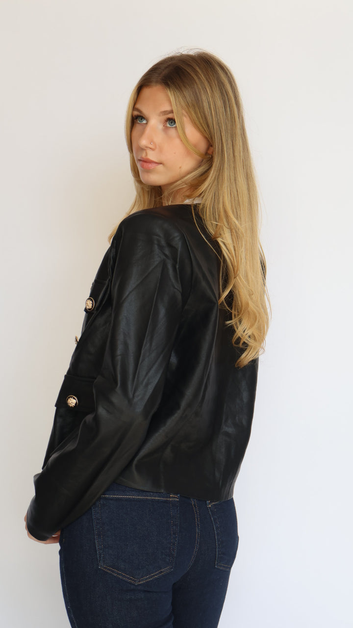 Vegan Leather Jacket