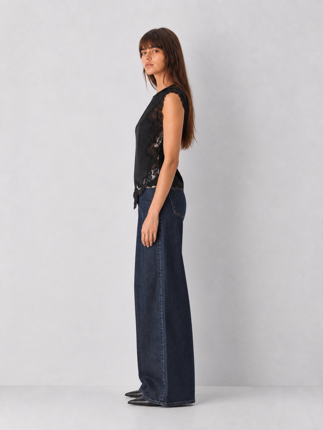 Lace Detail Dress Top