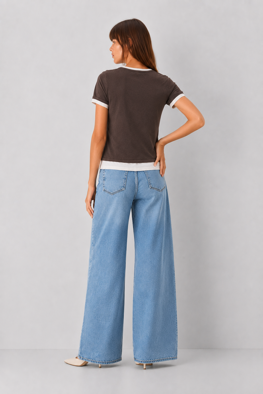 Double Layered Lightweight Knit Top