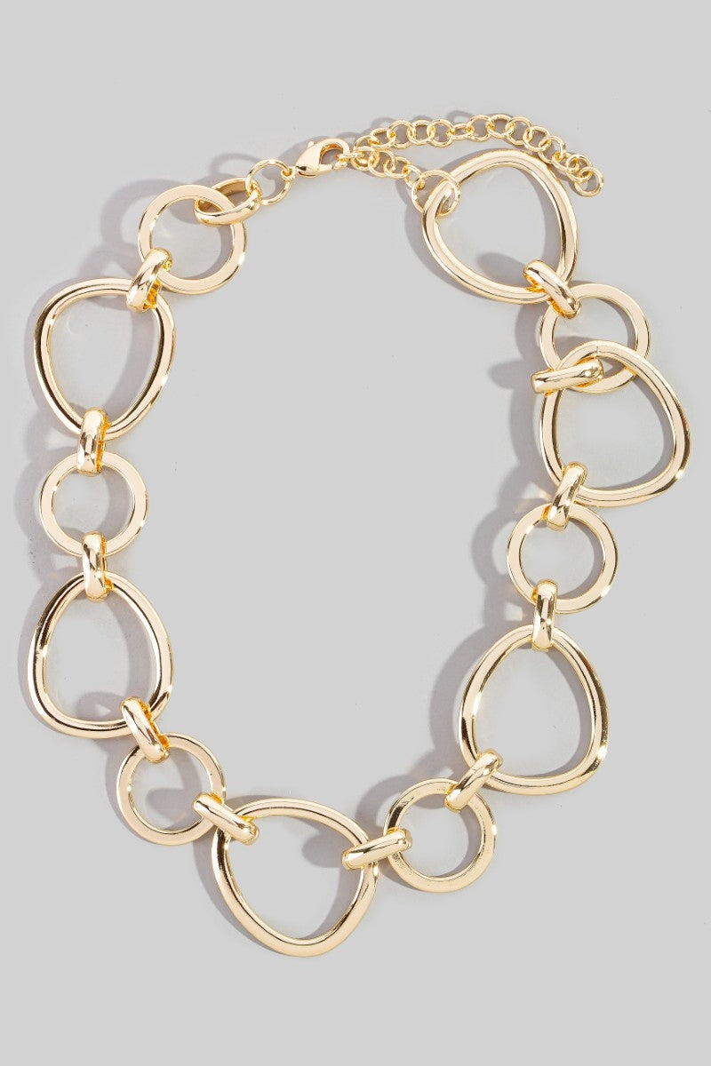 Preorder Mixed Large Hoop Chain Statement Necklace