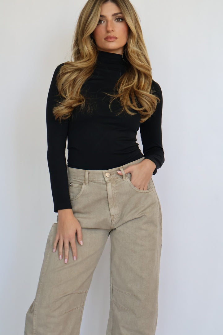 Wide Leg High Waisted Crop Pants