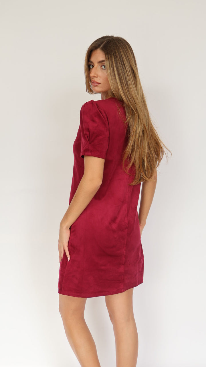 Vegan Suede Dress