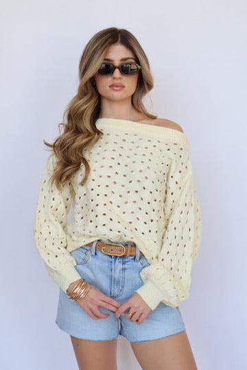 Elan Open Knit Sweater