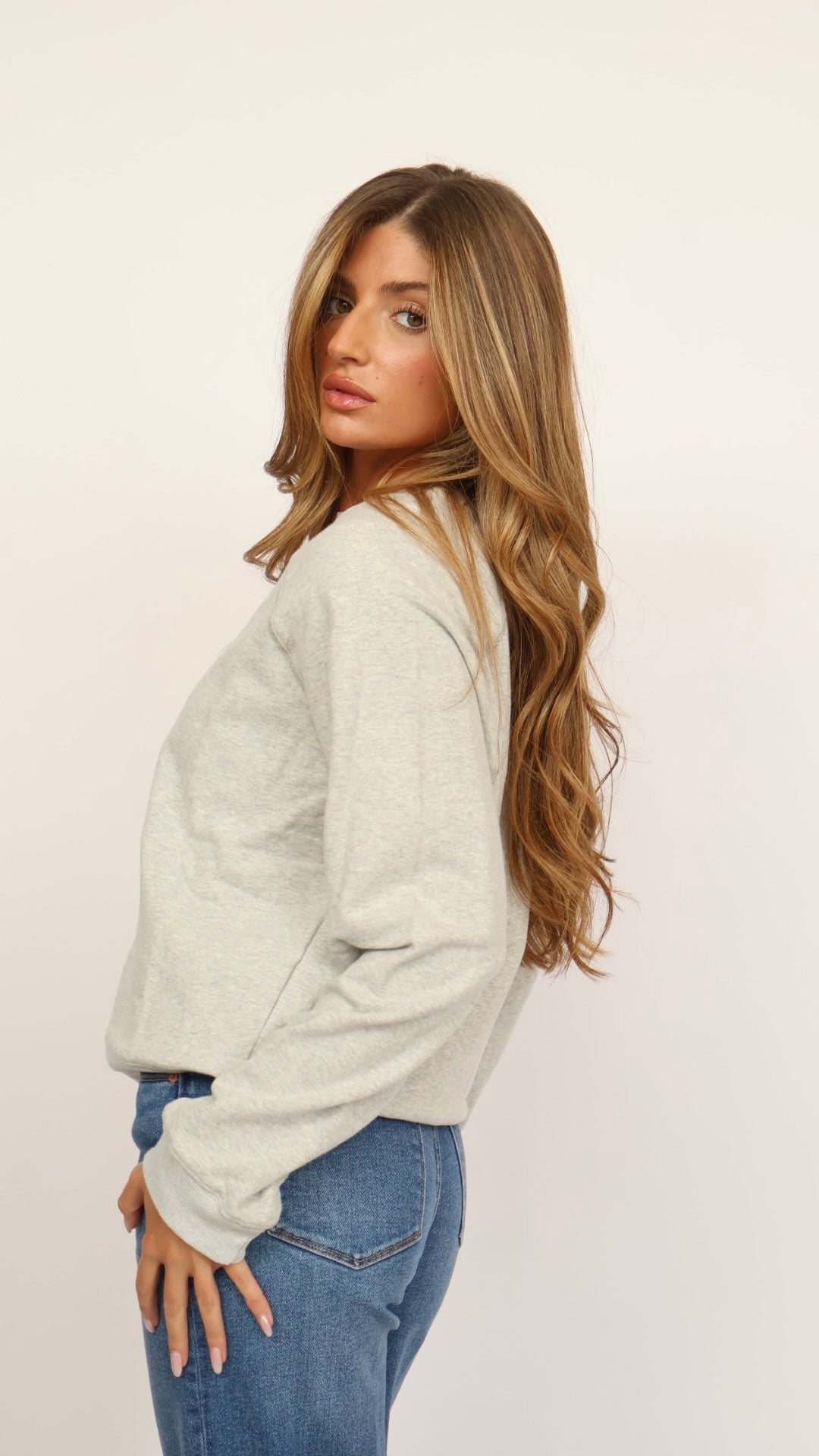 The Perfect Cotton Crew Neck Sweatshirt