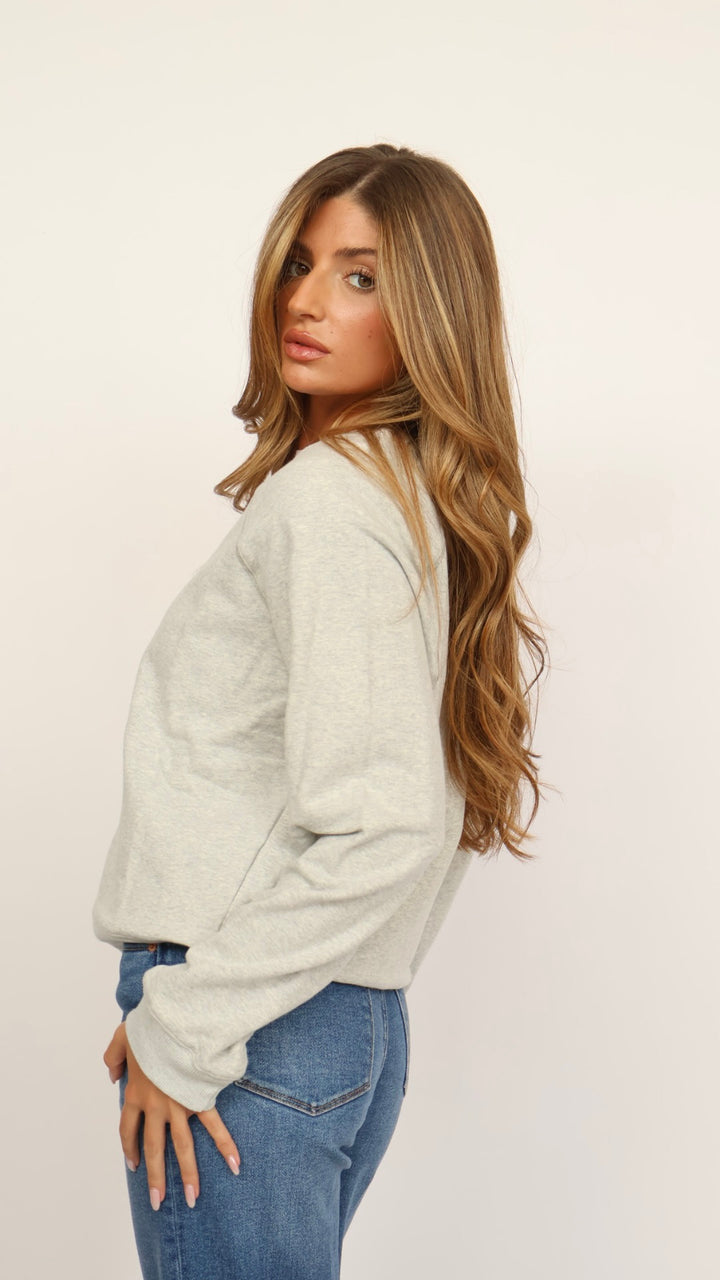 The Perfect Cotton Crew Neck Sweatshirt