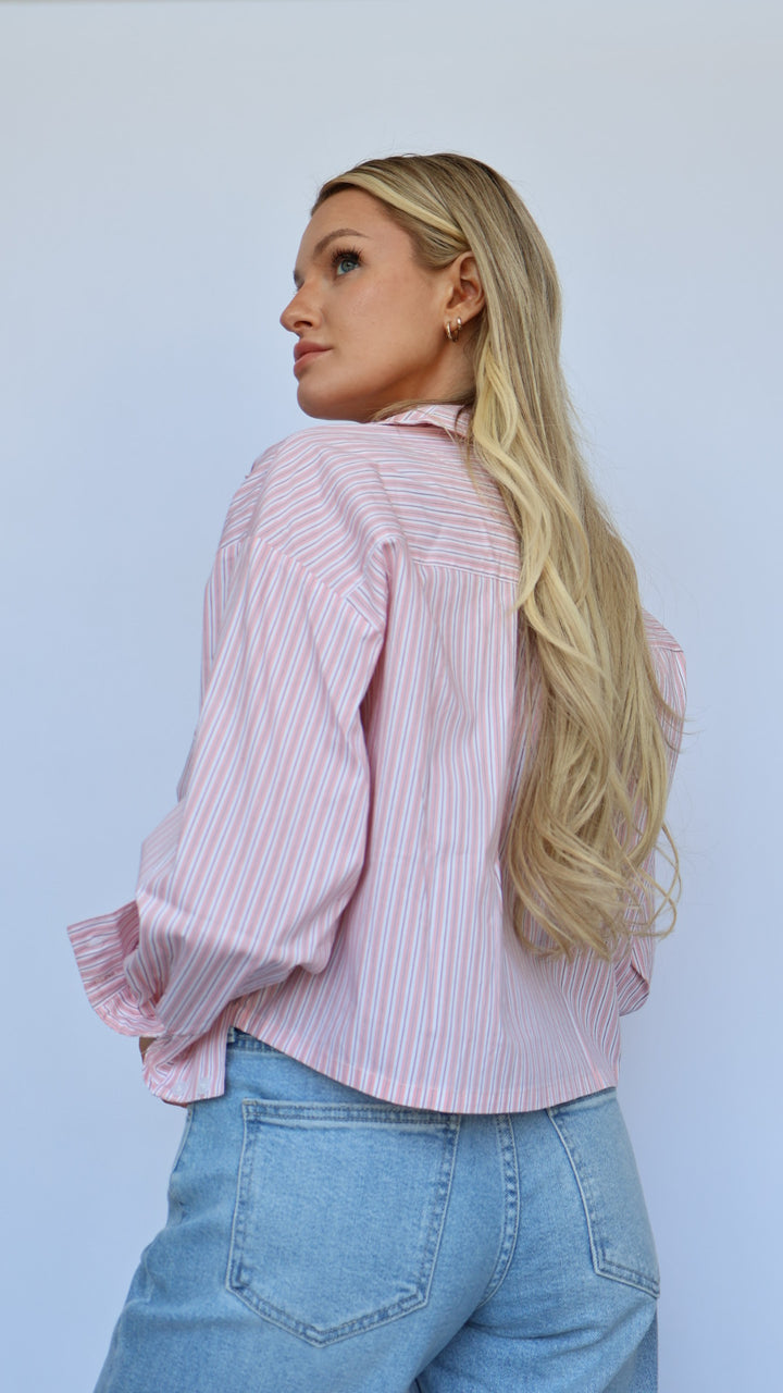 Boxy Button Down Top