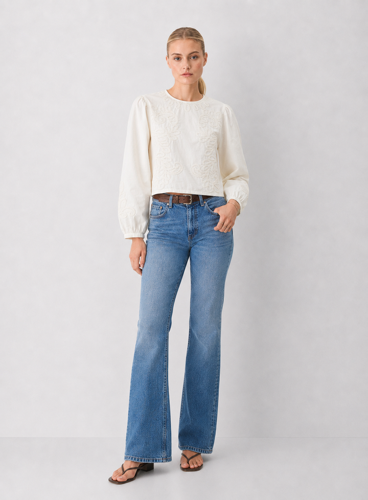 Z Supply Tatiana Poplin Top