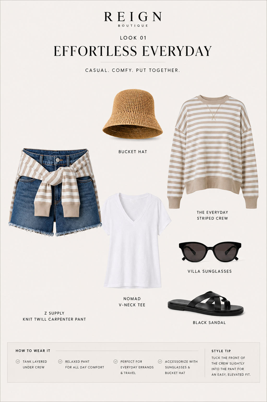 Click through the 15 style board outfit options