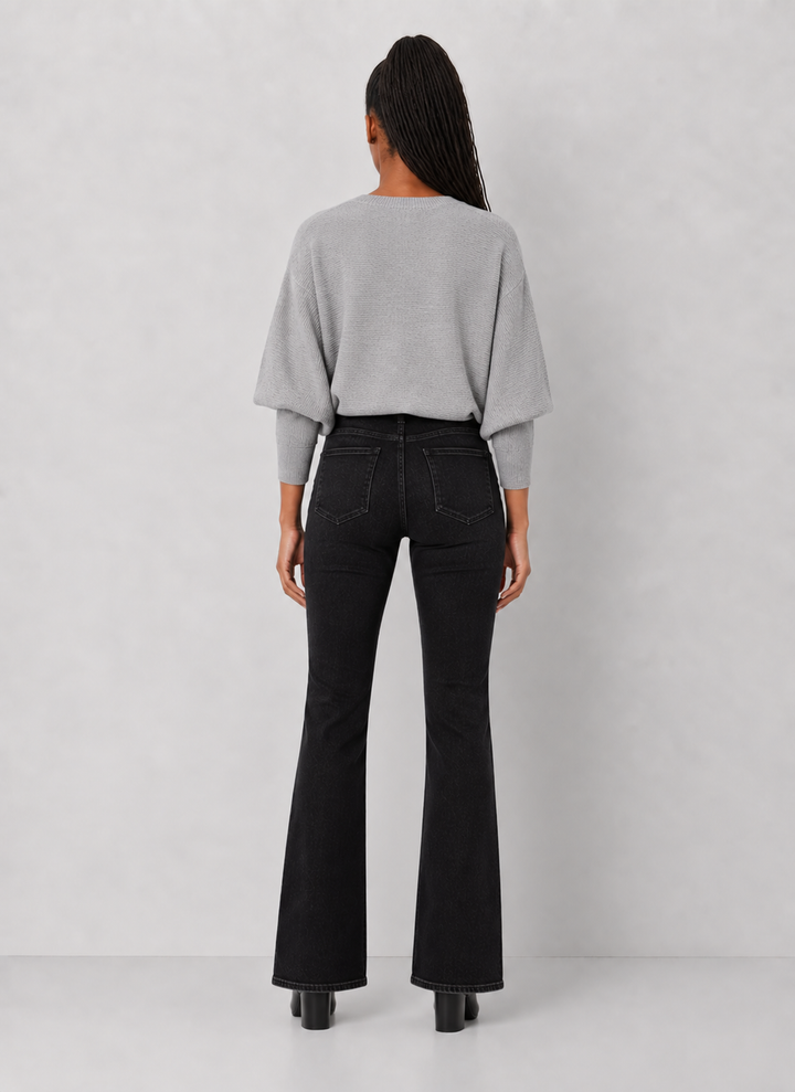 Flying Monkey Mid Rise Bootcut Jeans