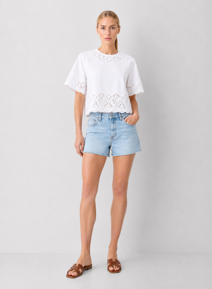 Z Supply Daya Embroidered Top