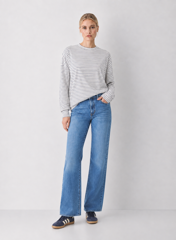 Z Supply Classic Stripe Long Sleeve Top