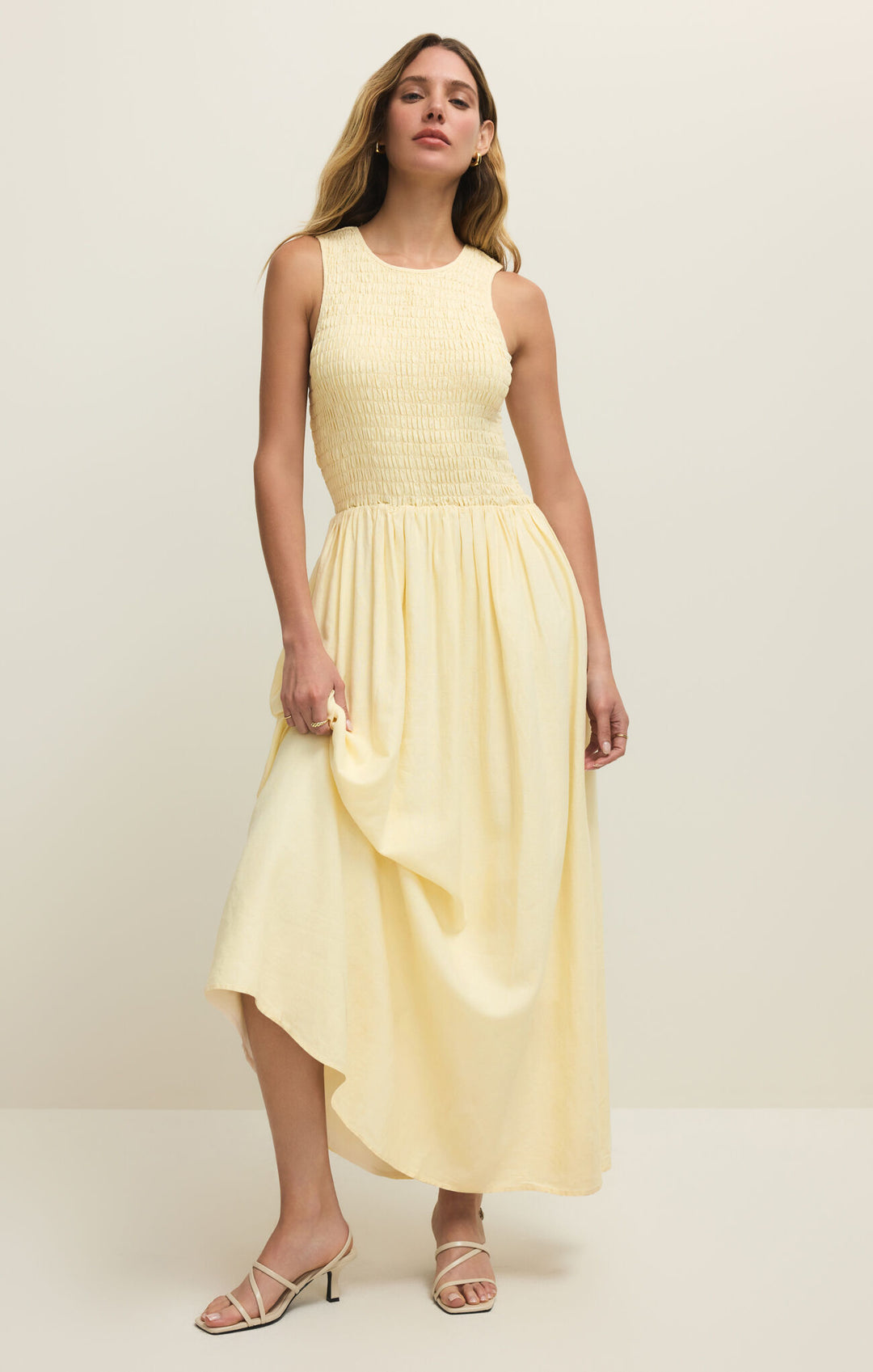 Z Supply Juniper Maxi Dress Butter Yellow | Linen Maxi Dress Z Supply Juniper Maxi Dress Butter Yellow | Linen Maxi Dress