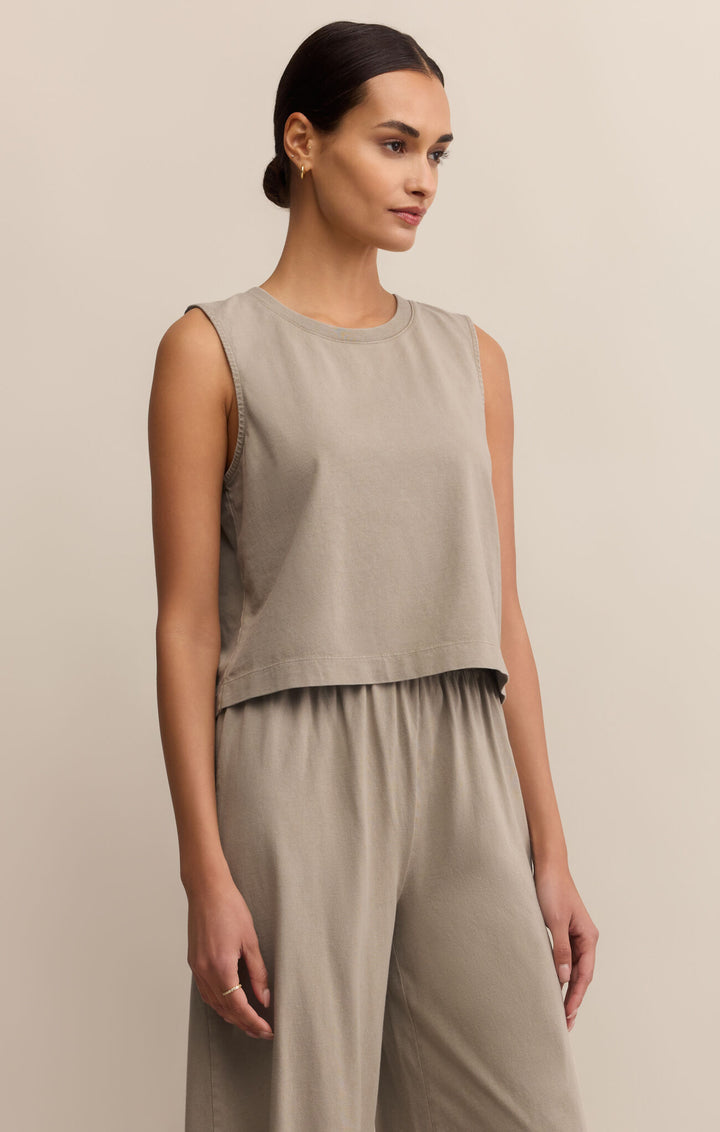 Z Supply Sloane Jersey Muscle Tank Top