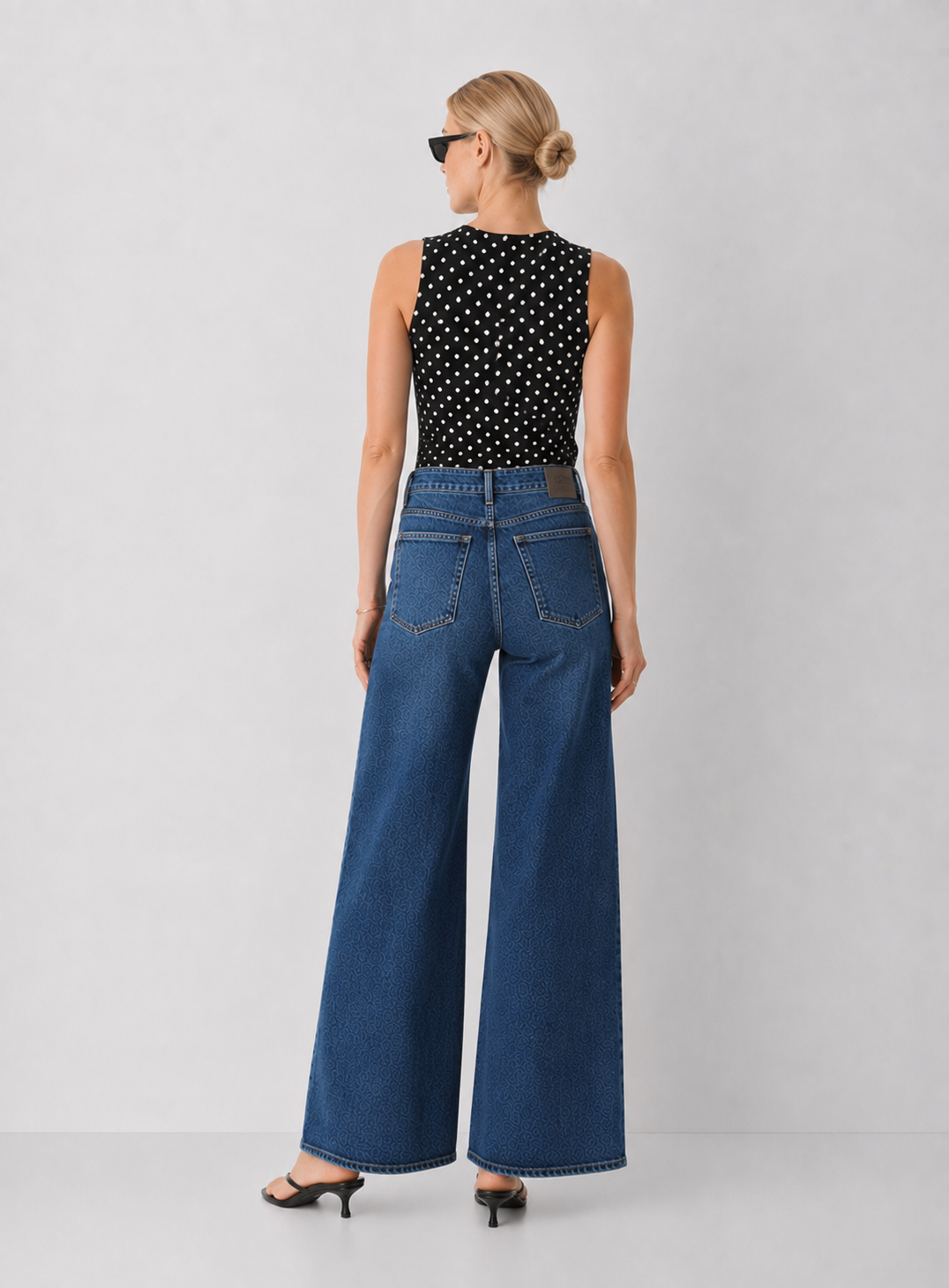 Polka Dot Sleeveless Tank