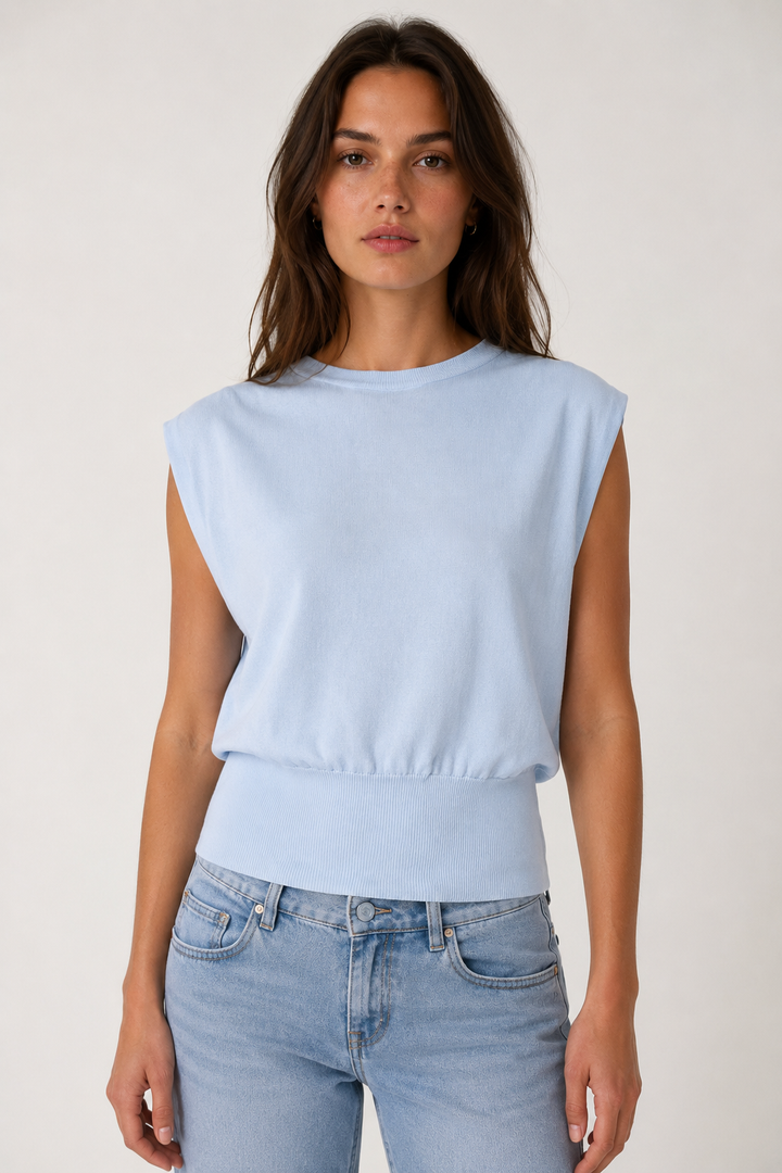 Sleeveless Knitted Top