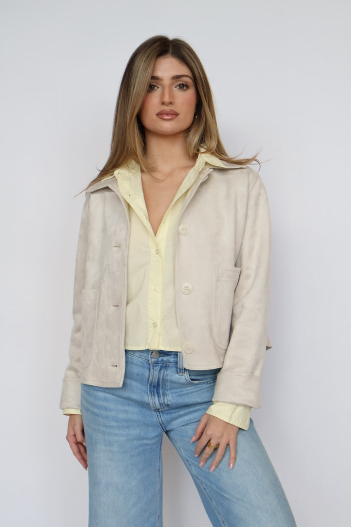 Z Supply Dillon Vegan Suede Jacket