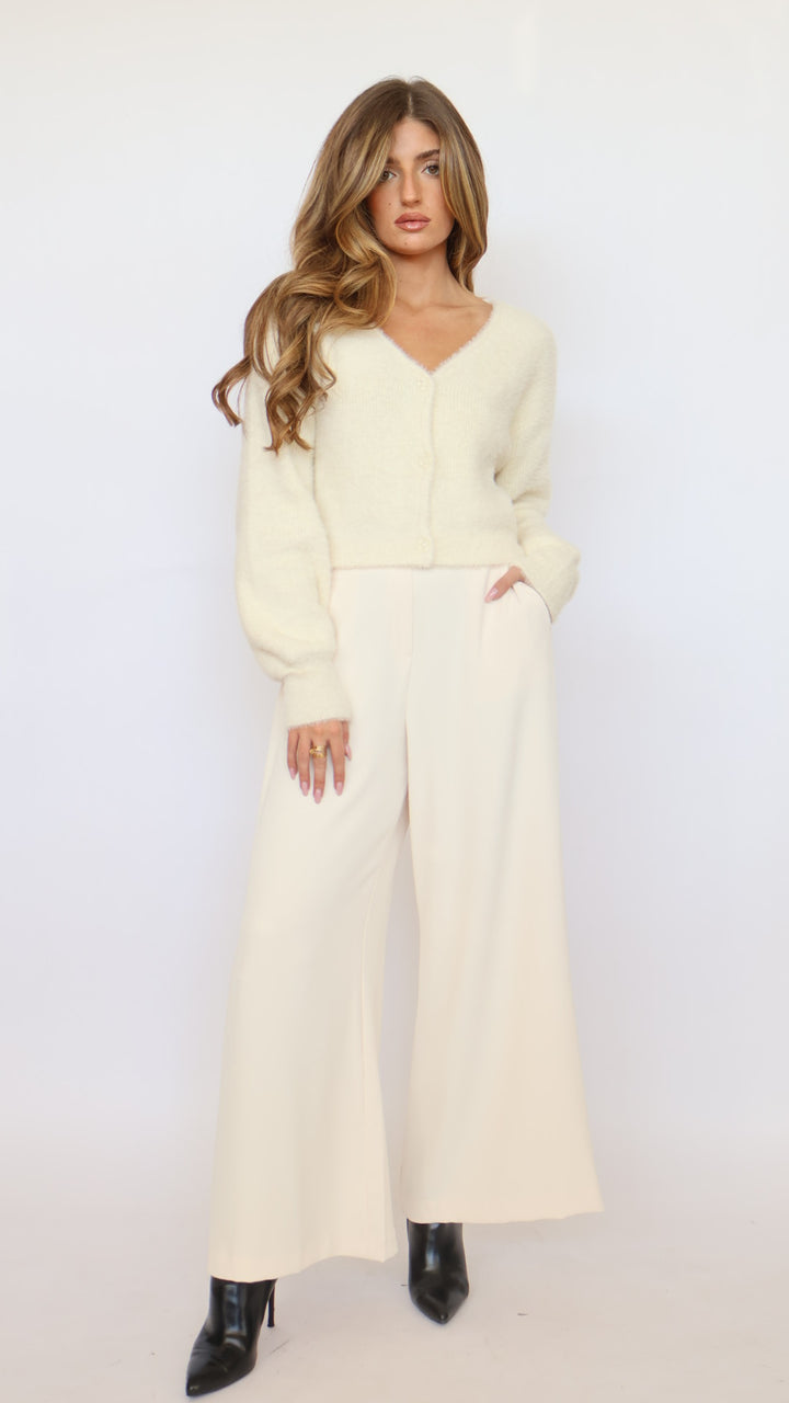 Pull-on Wide Leg Pants
