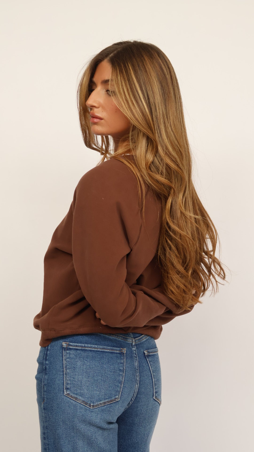 The Perfect Cotton Crew Neck Sweatshirt