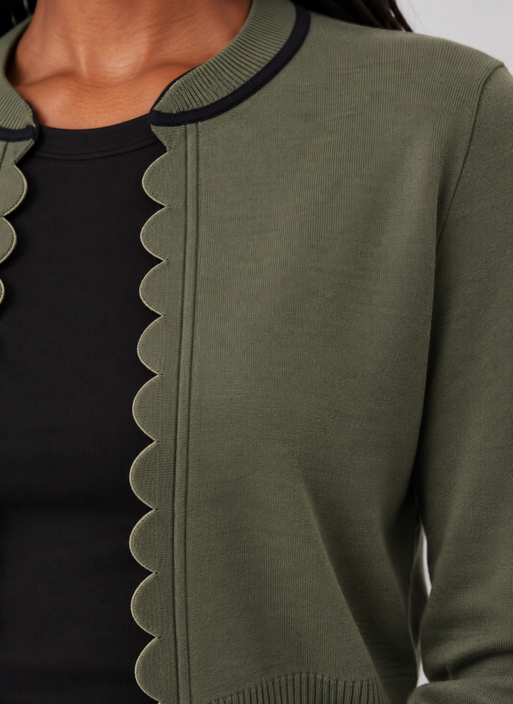 Dear John Zoellie Scallop Cardigan