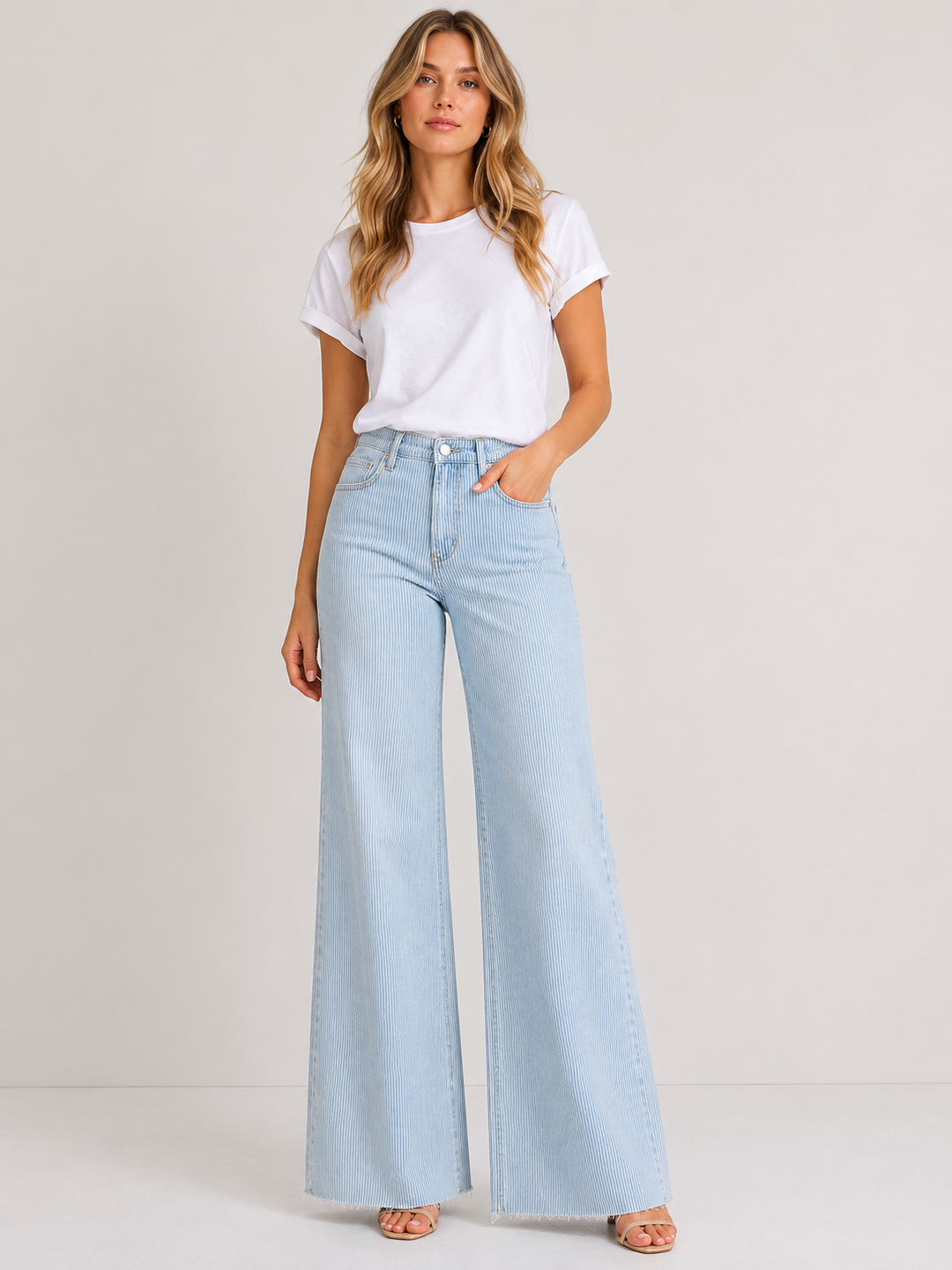 Dear John Denim Fiona Railroad Pinstripe Jeans