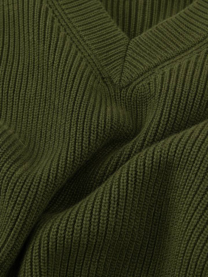 Elan Wren V-Neck Knit Sweater