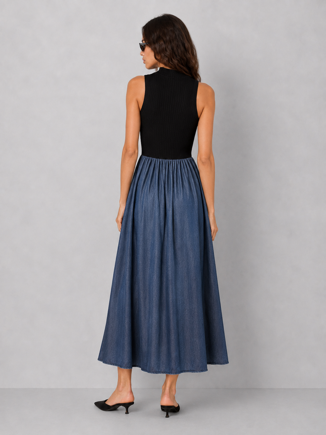 Elan Audrey Mixed Media Maxi