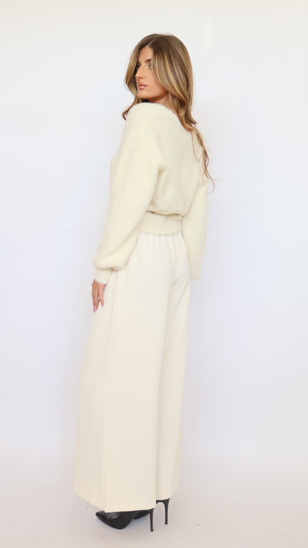 Pull-on Wide Leg Pants