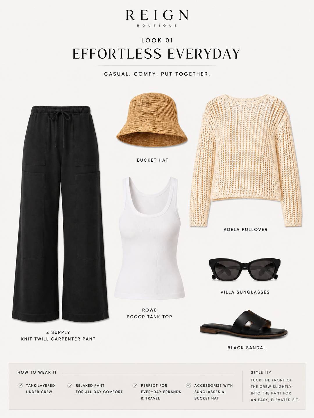 Click through the ways to style your outfits