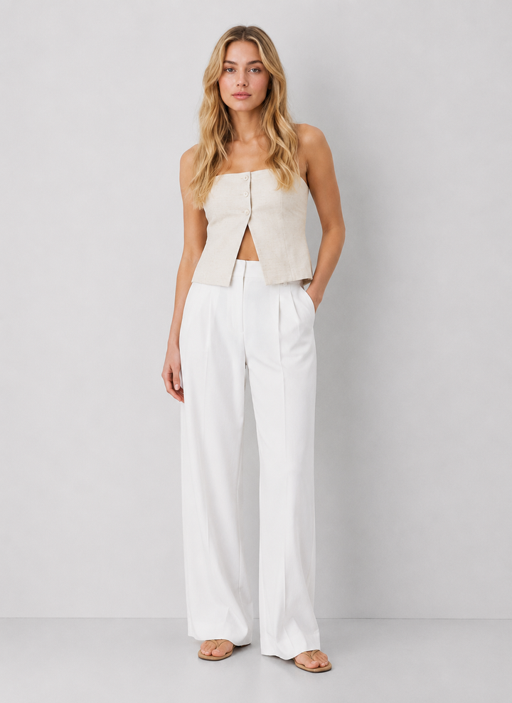 Habitual Button Front Top