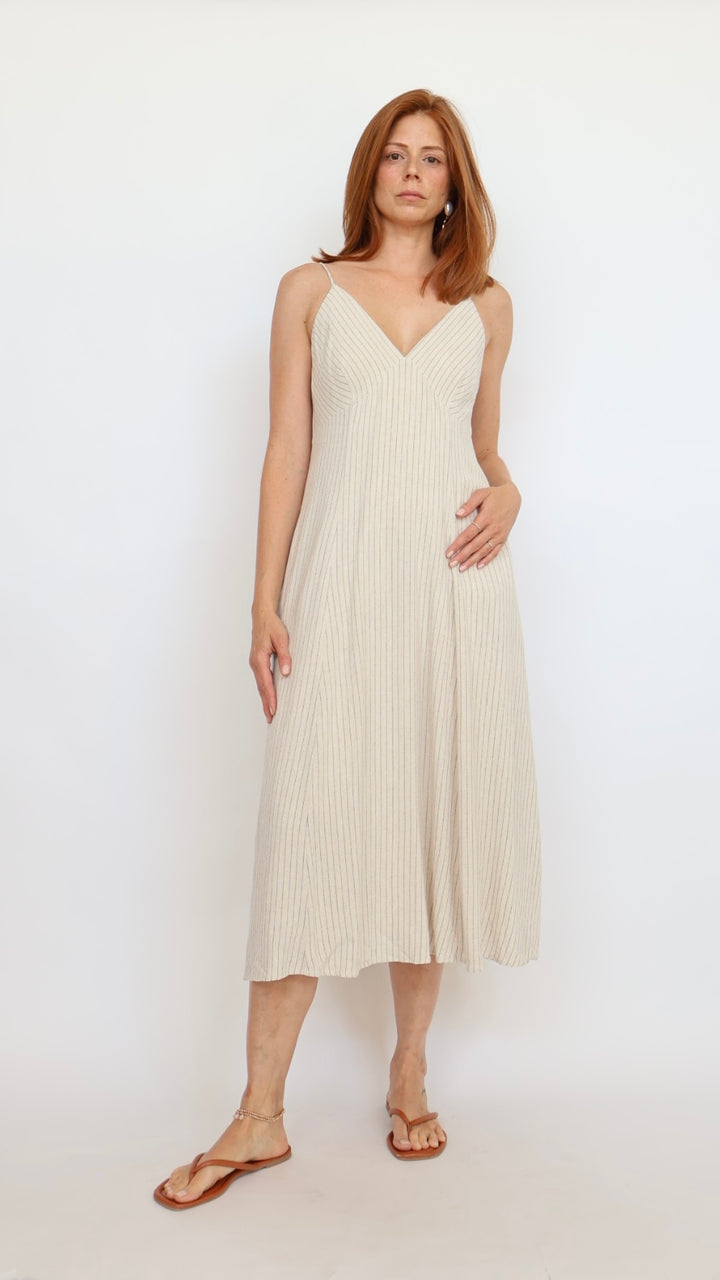 Linen Midi Dress