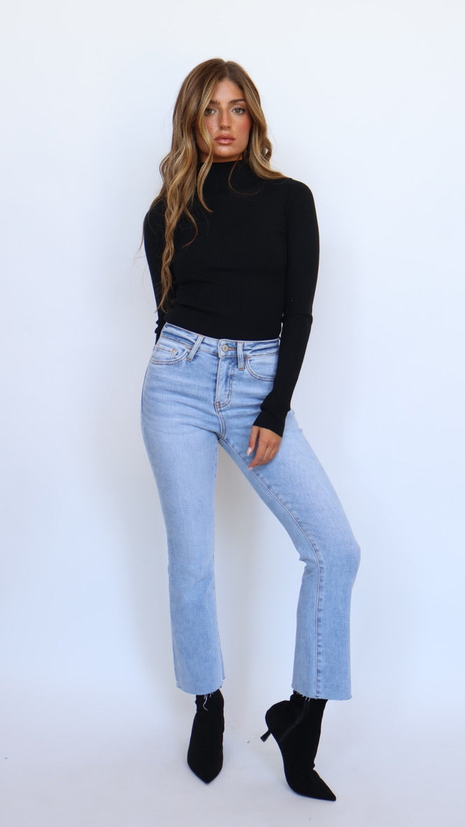Vervet Jeans High Rise Cropped Flare Jeans