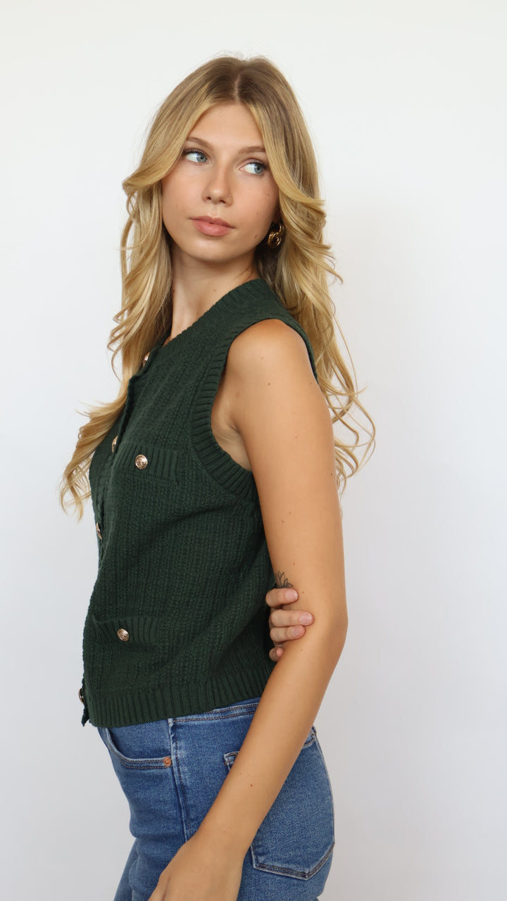 Rylin Knit Sleeveless Sweater