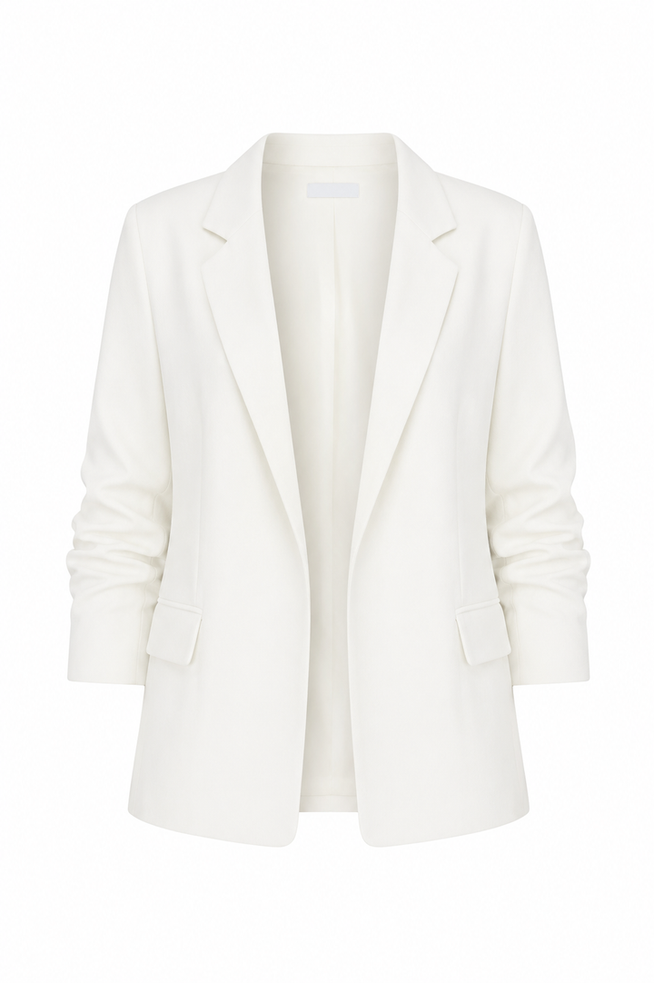 Amy Ruched Sleeve Blazer