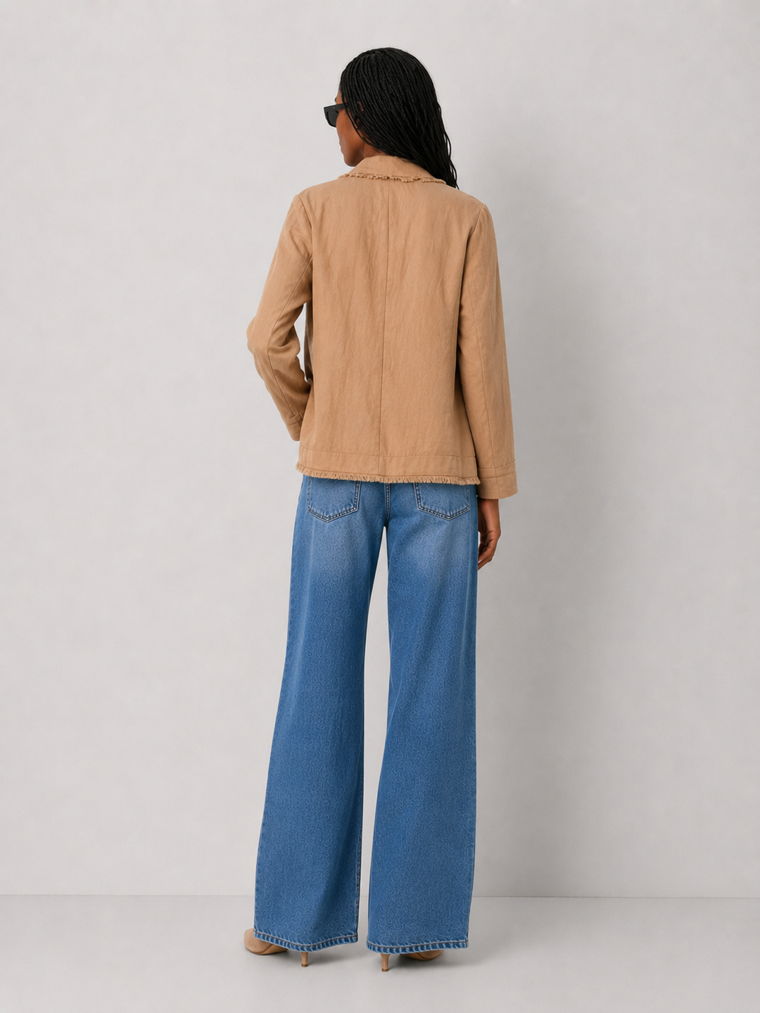 Elan Refined Fringe Blazer