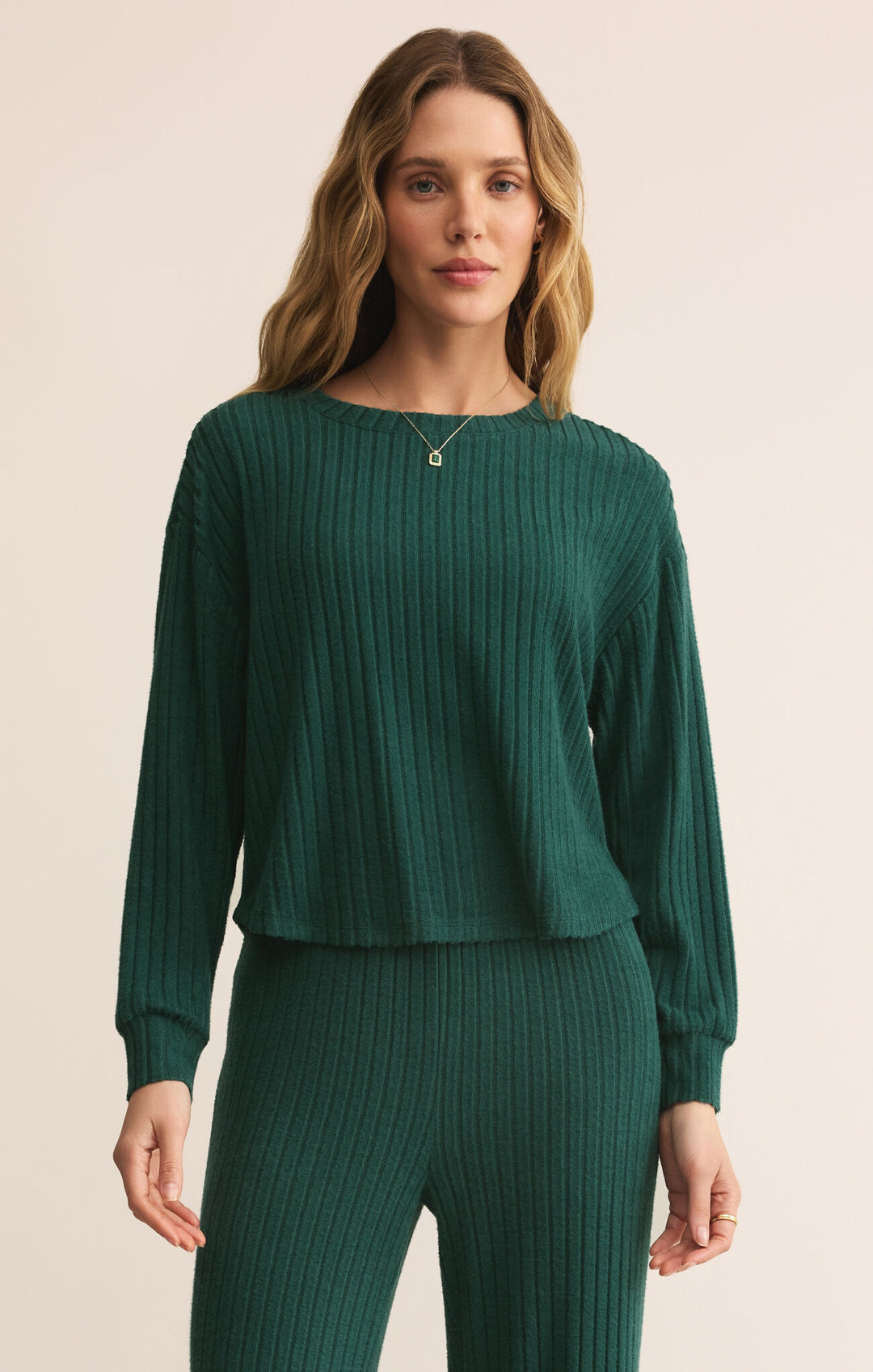 Z Supply Elfie Rib LS Top