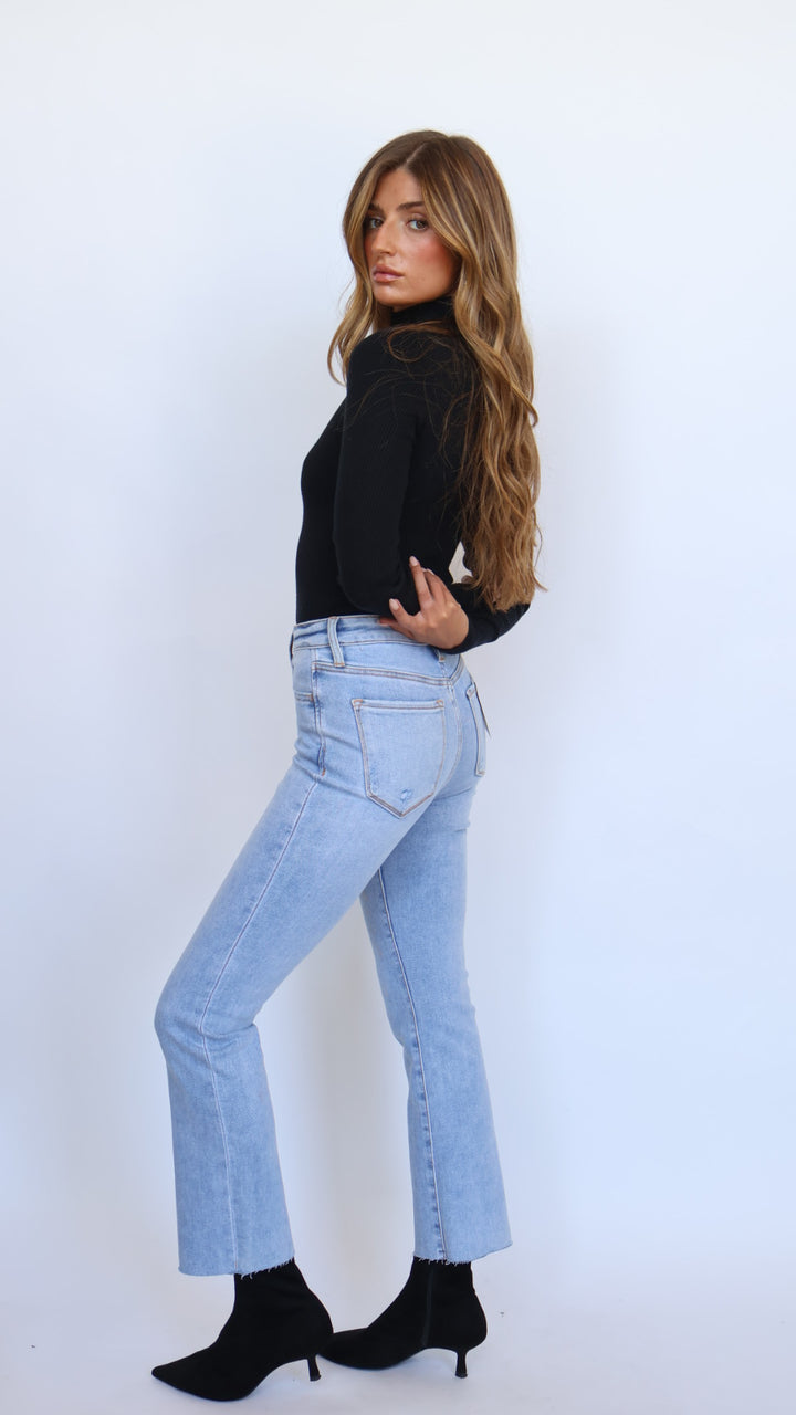 Vervet Jeans High Rise Cropped Flare Jeans
