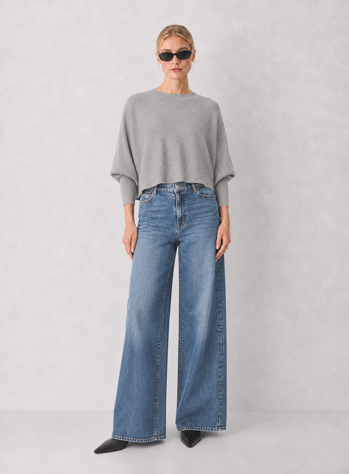 Dolman Sleeve Sweater Top
