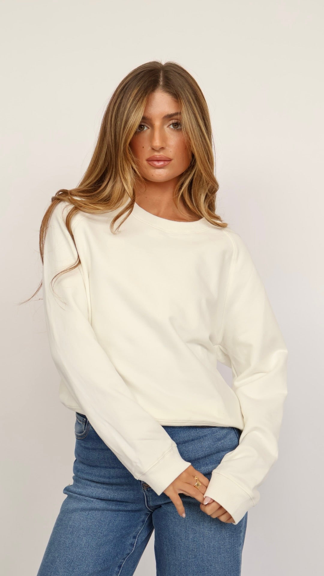 The Perfect Cotton Crew Neck Sweatshirt