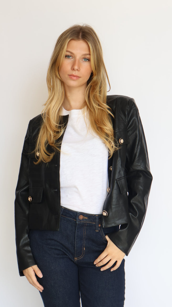 Vegan Leather Jacket