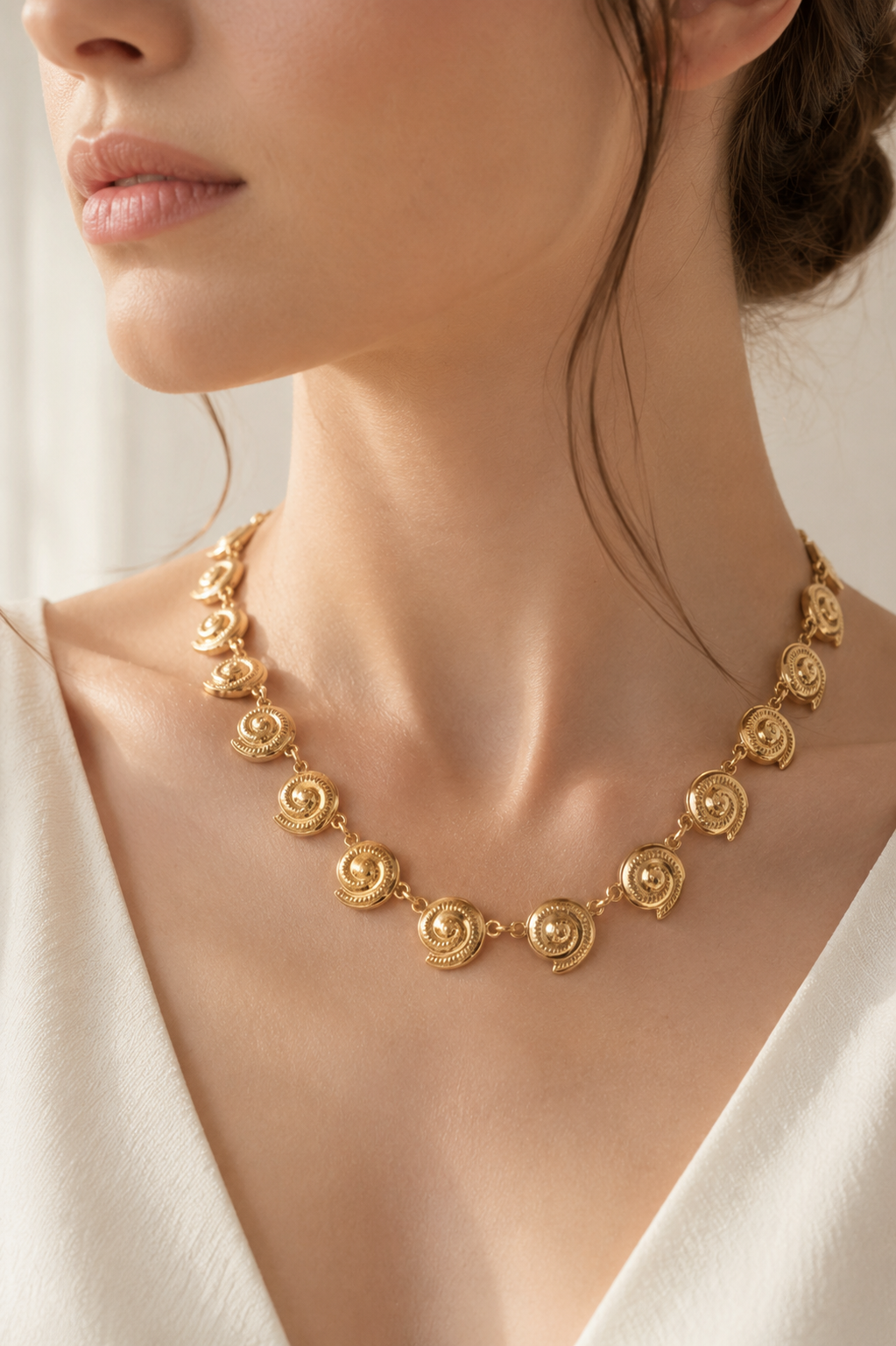 Sealife Seashell Chain Necklace