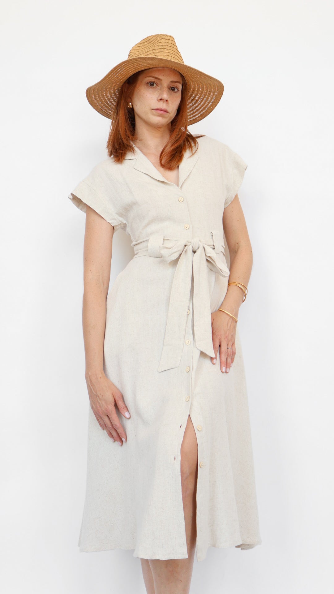Linen Shirt Dress