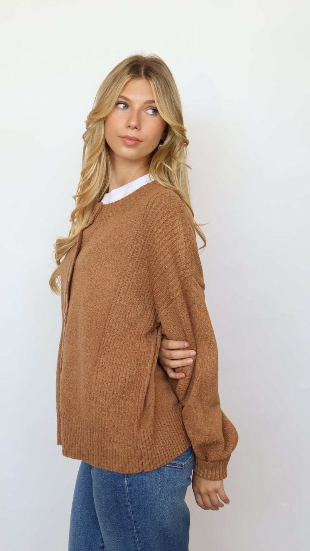 Chunky Oversized Knit Cardigan