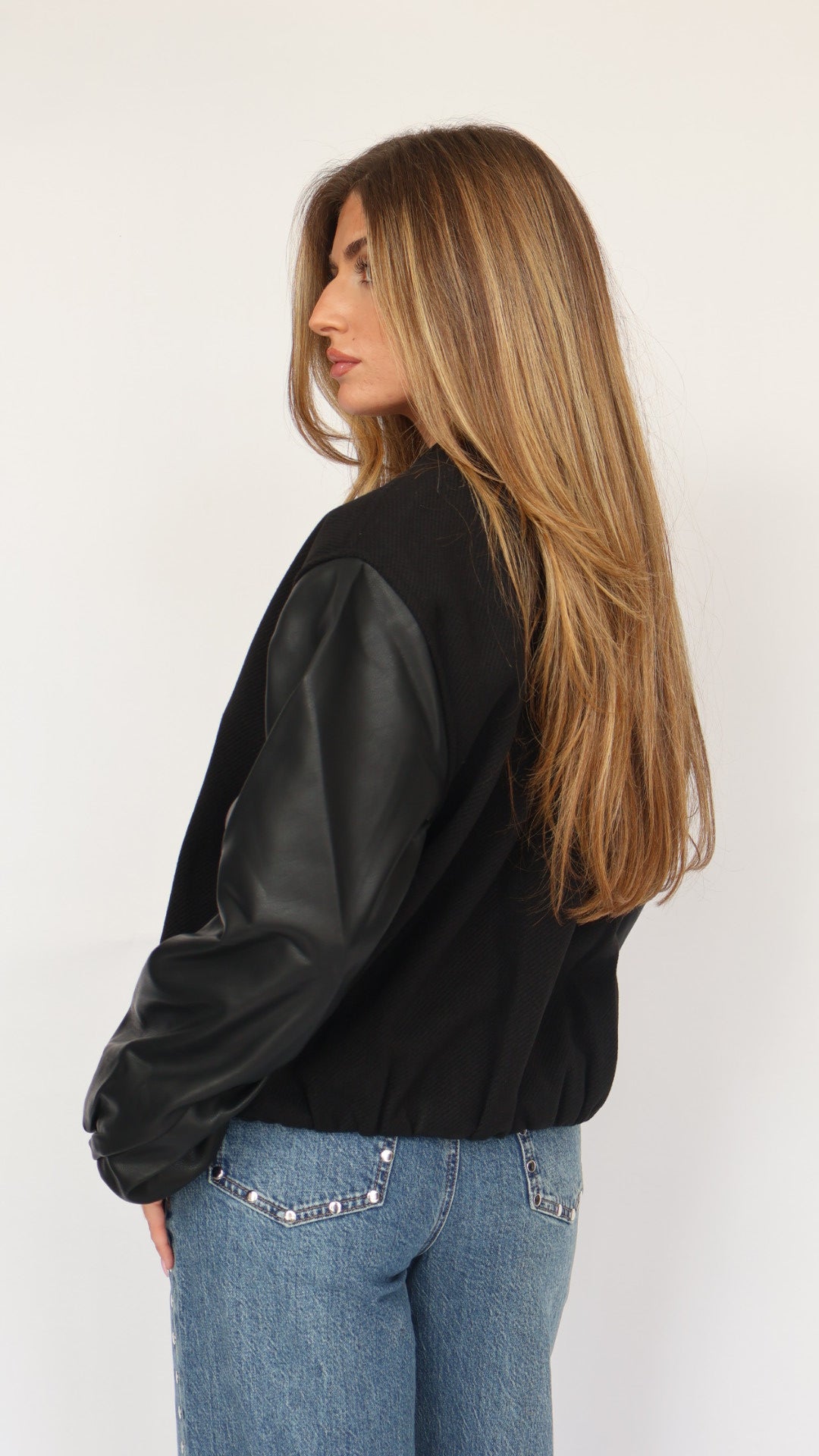 Habitual Vegan Leather Bubble Bomber