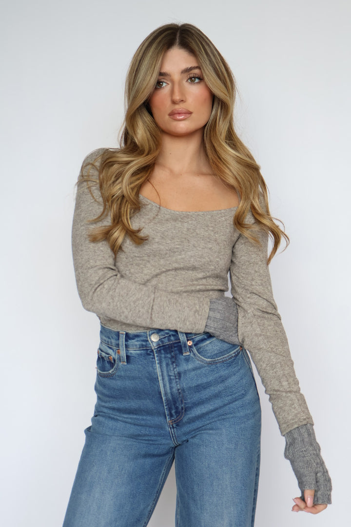 Cliffside Long Sleeve Knit Top