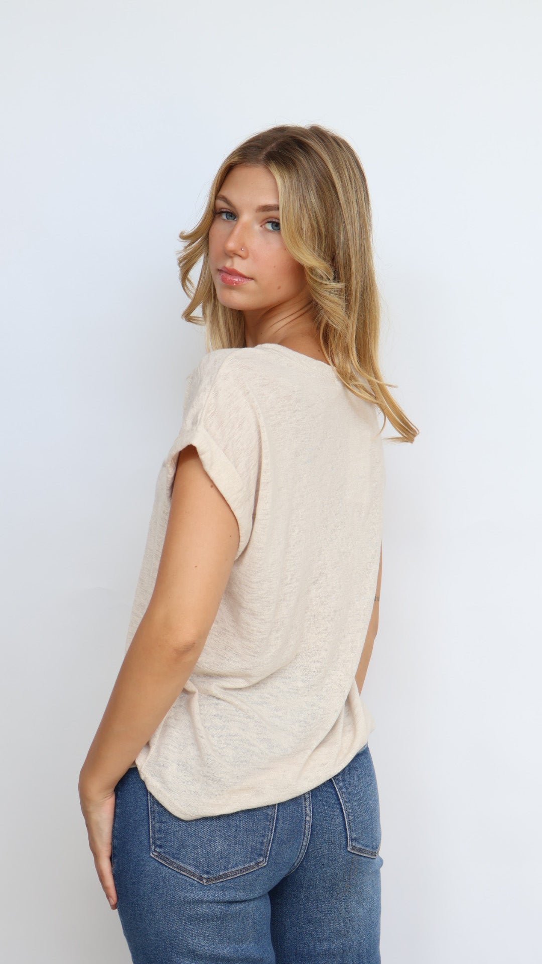 Women’s Rolled Sleeve T-Shirt