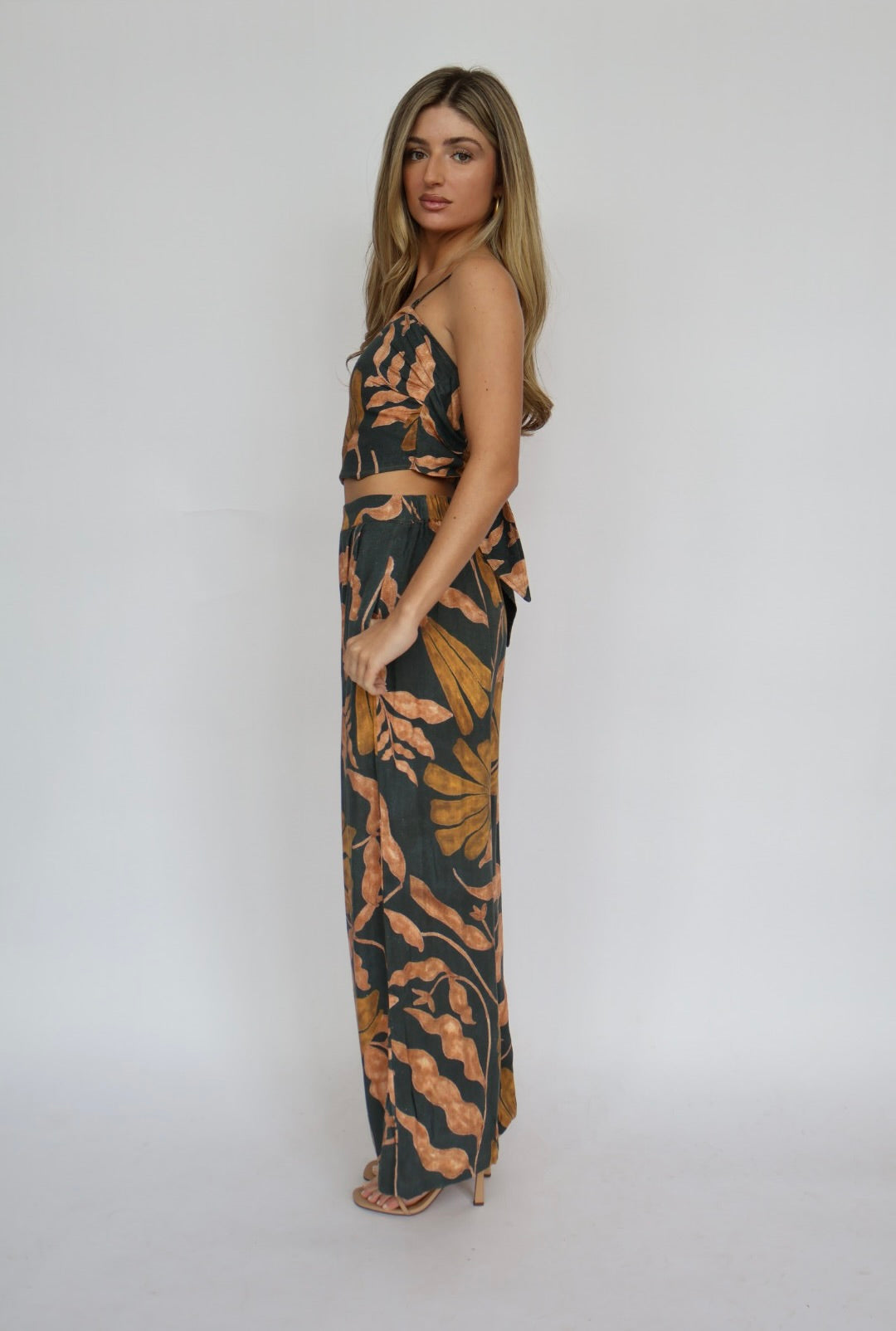 Pattern Palazzo Pants