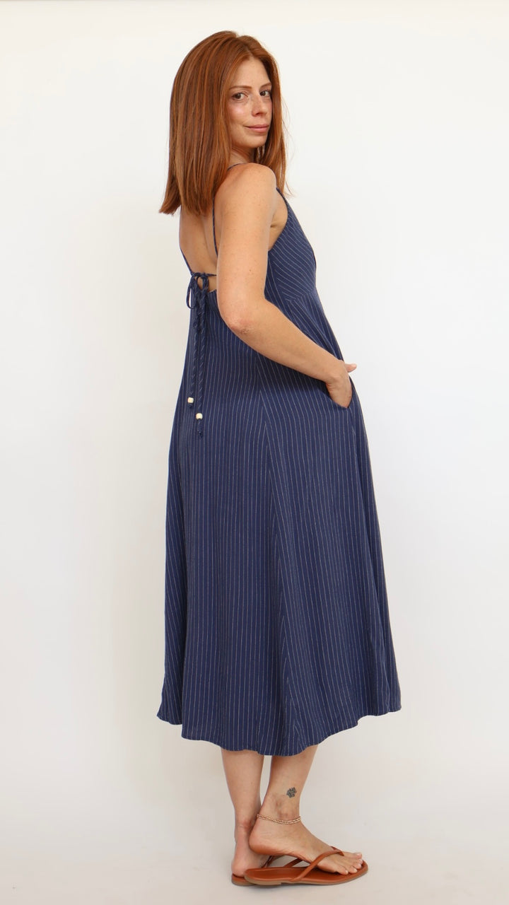 Linen Midi Dress