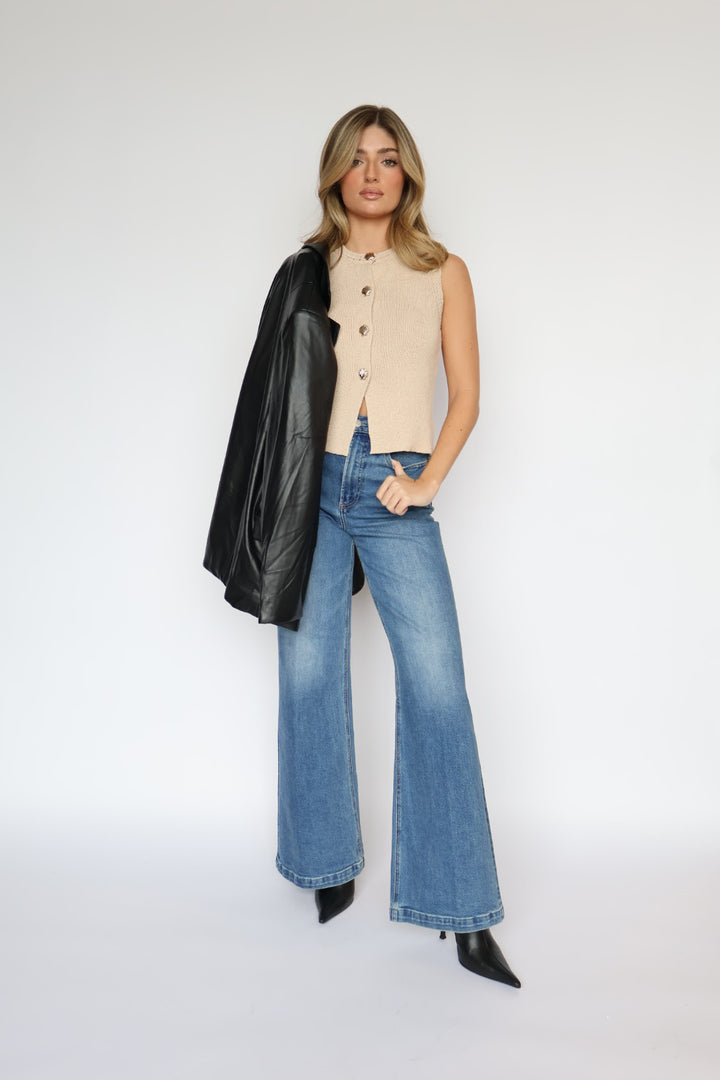 Sleeveless Sweater Vest